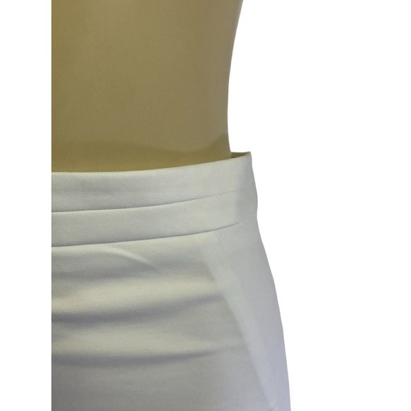 NWT The limited Back Zipper Cotton/Spandex Zero Size Color White Women's Skirt - Picture 3 of 7